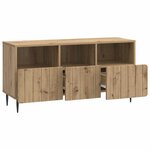 vidaXL Meuble TV 102 x 34 5 x 50 cm Chêne artisanal Bois d'ingénierie