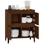 vidaXL Buffet Chêne marron 60x35x70 cm Bois d'ingénierie