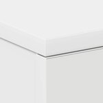 vidaXL Tables de chevet 2 Pièces Blanc 38x35x56 cm Bois d'ingénierie