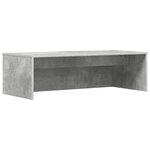 vidaXL Bureau mural Gris béton 100 x 45 x 30 cm Bois d'ingénierie