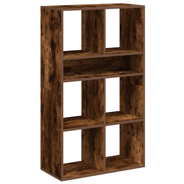 vidaXL Bibliothèque chêne fumé 66x31x112 cm bois d'ingénierie
