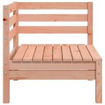 vidaXL Canapé d'angle de jardin bois massif douglas