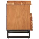 vidaXL Tables de chevet 2 Pièces 40x34x46 cm bois d'acacia massif