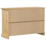 vidaXL Buffet Corona 112x40x75 cm bois massif de pin