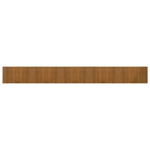 vidaXL Tapis rectangulaire marron 60x500 cm bambou