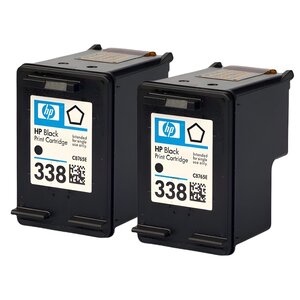 Pack de 2 cartouches d'encre authentiques HP 348 Noir - programme SECOND