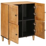 vidaXL Buffet Marron clair 33 5 x 60 x 75 cm