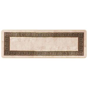 vidaXL Coureur de Tapis MARSA Noir 50 x 150 cm Polyester et PVC