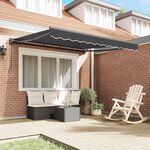 vidaXL Cadre d'auvent Anthracite 350 x 250 cm