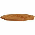vidaXL Dessus de table 70x70x2 5 cm octogonal bois de teck massif