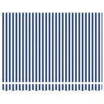vidaXL Store Manuel Rétractable Bleu et Blanc 300x250 cm