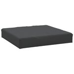 vidaXL Coussin de palette noir 60x60x6 cm tissu oxford