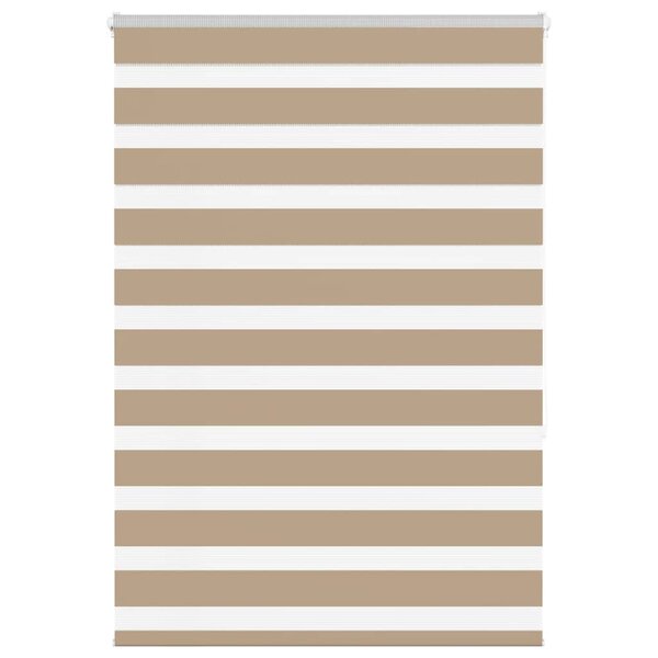 vidaXL Store zèbre marron sable largeur du tissu 95 9 cm polyester