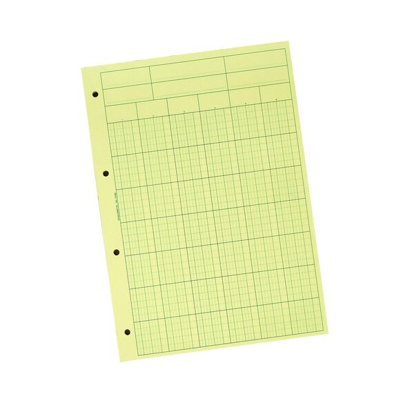 Bloc Audit de Contrôle comptable, 6 colonnes, 70 feuillets - 21 x 29,7 cm - A4  (paquet 5 unités)