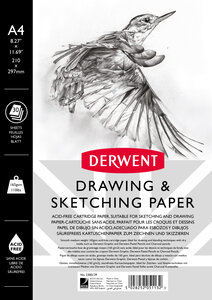 Bloc esquisse A4 spiralé Portrait 30 feuilles 165gsm