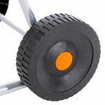 vidaXL Chariot pour enrouleur de tuyau de 50 m 1/2" ou 35 m 3/4" acier