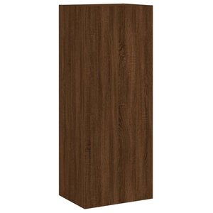 vidaXL Meuble TV mural chêne marron 40 5x30x102 cm bois d'ingénierie