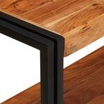 vidaXL Table console Marron 160 x 33 x 75 cm Bois d'Acacia Massif