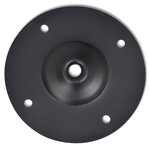 vidaXL Pieds de table télescopiques 4 Pièces Noir 710 mm - 1100 mm