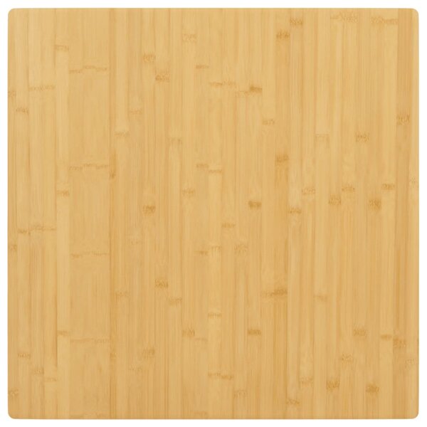 vidaXL Dessus de table 90x90x2 5 cm bambou