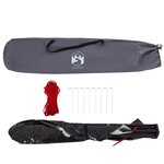 vidaXL Tente de plage 2 personnes gris libération rapide imperméable