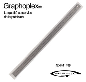 Réglet acier flexible ép 0 5mm l 13mm L 50cm
