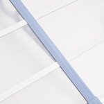 vidaXL Auvent de porte Gris et transparent 358 5x90 cm Polycarbonate