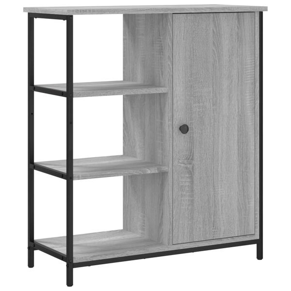 vidaXL Buffet sonoma gris 70x30x80 cm bois d'ingénierie