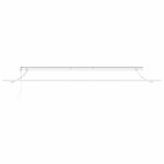 vidaXL Auvent Blanc 5 × 3 5 m Métal