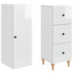 vidaXL Ensemble de Meubles 2 Pièces 33 x 34 5 x 90 cm Bois d'ingénierie