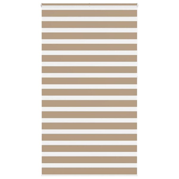vidaXL Store zèbre marron sable largeur du tissu 120 9 cm polyester