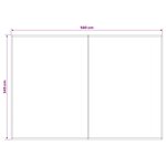 vidaXL Toile de rechange pour auvent Marron 600 × 350 cm Polyester