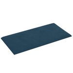 vidaXL Tête de lit murale 12 Pièces Bleu Velours