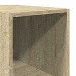 vidaXL Buffet haut chêne sonoma 30x41x185 cm bois d'ingénierie