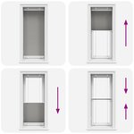 vidaXL Store plissé anthracite 65x100 cm largeur du tissu 64 4 cm