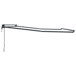 vidaXL Cadre de store rétractable électrique Anthracite 4 × 3 5 m