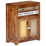 vidaXL Armoire latérale 60x30x75 cm Bois massif