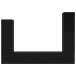 vidaXL Ensemble meuble TV 4 Pièces Chêne noir Bois d'ingénierie