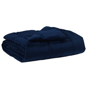 vidaXL Duvet complet toute l'année 200 x 240 cm 4 saisons Bleu foncé