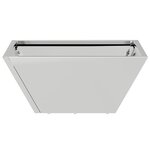 vidaXL Set de 5 jardinières en bol 35x35x15 cm en acier galvanisé