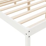 vidaXL Lit pour personne âgée sans matelas 140x190 cm bois pin massif