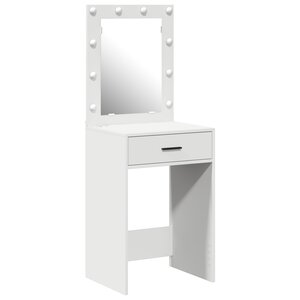 vidaXL Coiffeuse avec tiroir Blanc 50 x 41 x 135 cm Bois d'ingénierie