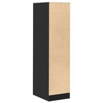 vidaXL Armoire d'apothicaire noir 30x41x118 cm bois d'ingénierie