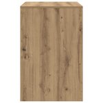 vidaXL Bureau d'écriture Chêne artisanal Bois d'ingénierie 70 x 50 x 76 cm
