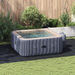 vidaXL Couverture de piscine rectangulaire Noir Plastique 420 x 220 cm
