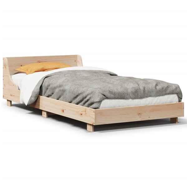 vidaXL Cadre de lit sans matelas 100x200 cm bois massif de pin