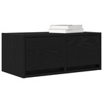 vidaXL Meubles TV 2 Pièces chêne noir 60x31x25 5 cm bois d'ingénierie