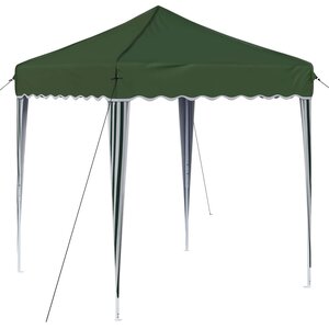 vidaXL Tente de fête pop-up 195 x 195 x 245 cm Vert Tissu Oxford