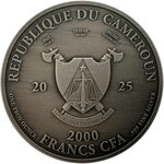 Pièce de monnaie en Argent 2000 Francs g 31.1 (1 oz) Millésime 2025 EMBRACE THE DARKNESS
