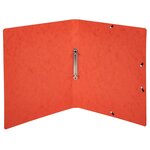 Classeur 2 Anneaux 15mm Carte Lustrée Imprimée - A4 - Rouge - X 10 - Exacompta